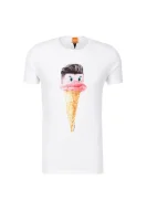 Tintype1 T-shirt BOSS ORANGE бял